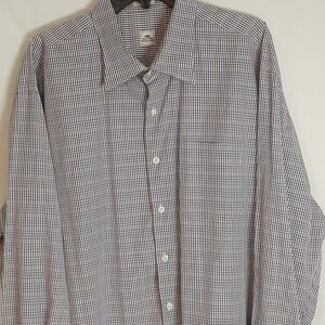 Men's Peter Millar Long Sleeve Button Up Shirt‎ Size XXL 100% Cotton Colorful